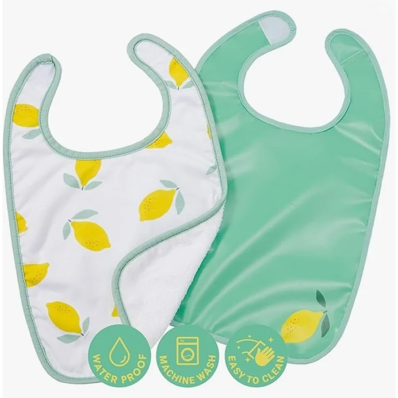 Baby to Love Set podbradníkov Happy Lemon 2 ks BTL304072
