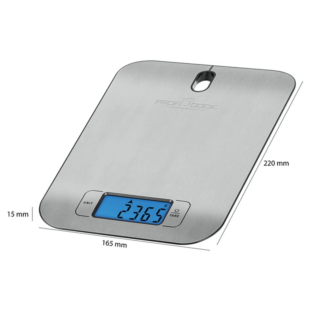 ProfiCook KM 1222 W kuchynský robot 1200 W + digitálna váha 5 kg, 5 l