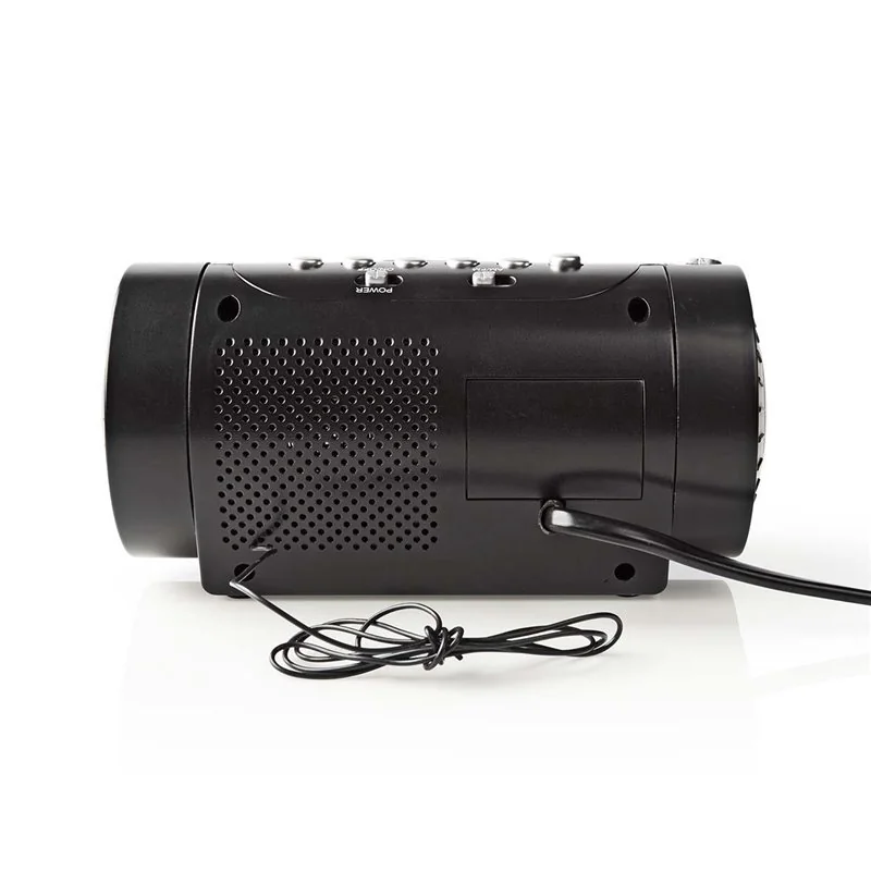 Rádiobudík NEDIS CLAR005BK s projektorom