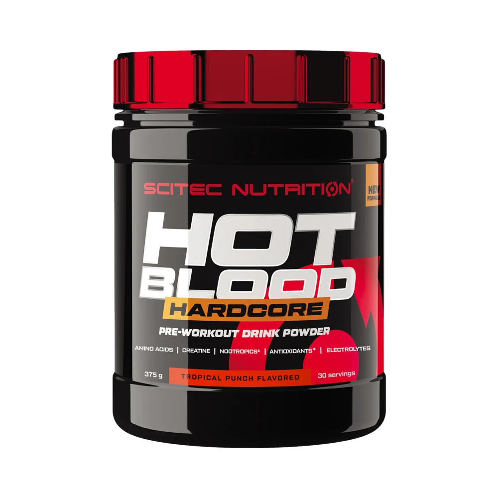 Scitec Nutrition Hot Blood Hardcore 375 g čierne ríbezle-goji