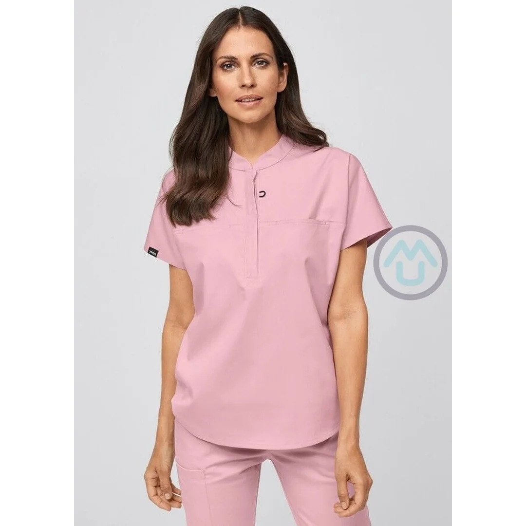 Zdravotnícka blúza LONDON (TENCEL™) - staroružová 2XL