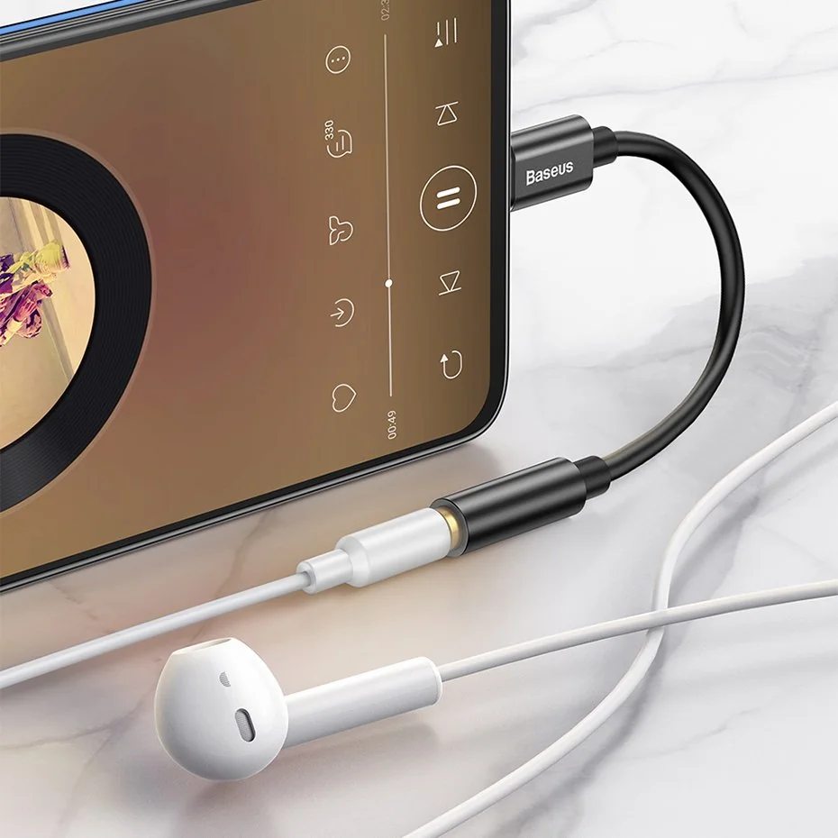 Káblová Redukcia z USB-C na 3,5 mm Audio Jack L54