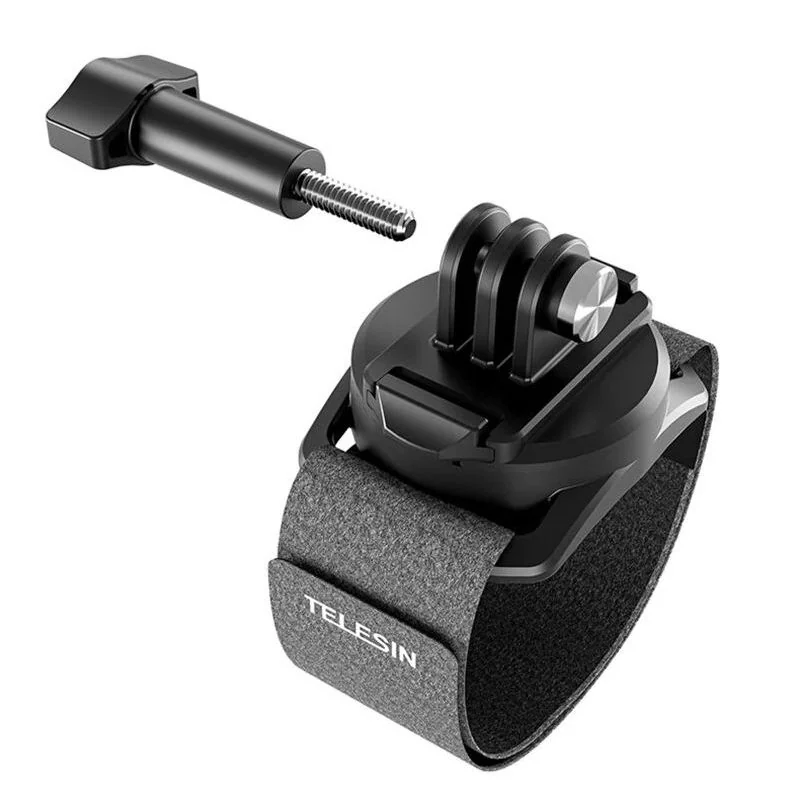 Telesin Wrist Strap úchyt pre športové kamery na zápästie, čierny