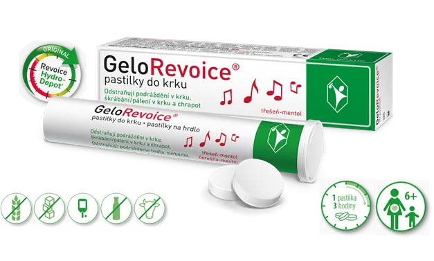 GeloRevoice 1×20 tbl, zdravotná pomôcka
