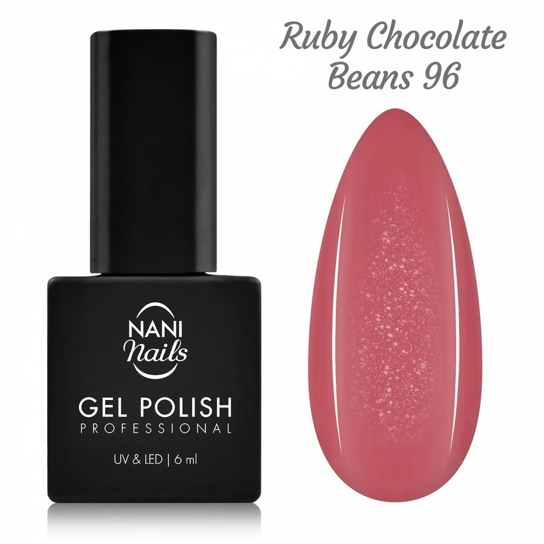 Gél lak – Ruby Chocolate Beans 6 ml, UV/LED gél lak