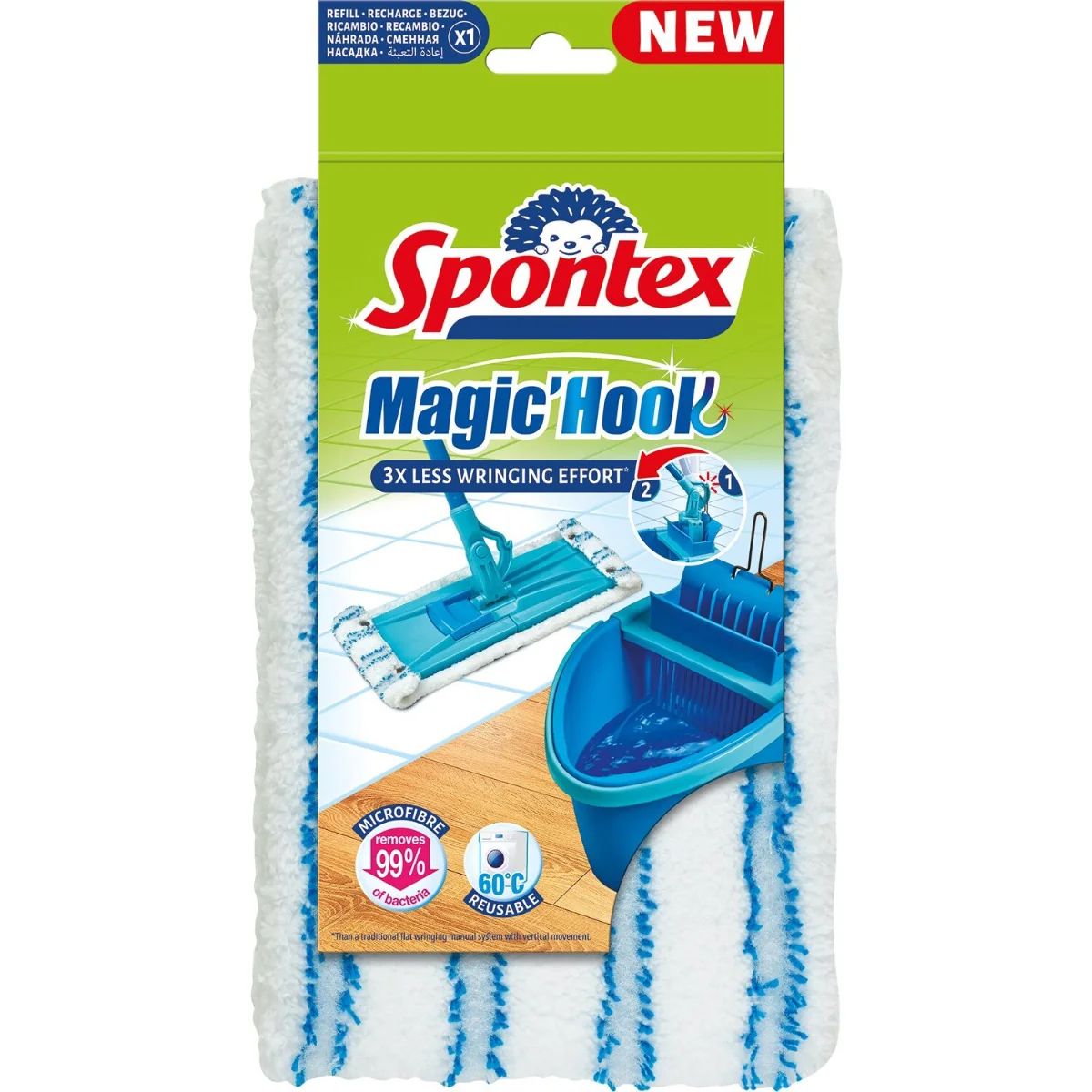 SPONTEX MAGIC HOOK náhrada 1×1 ks náhrada na mop