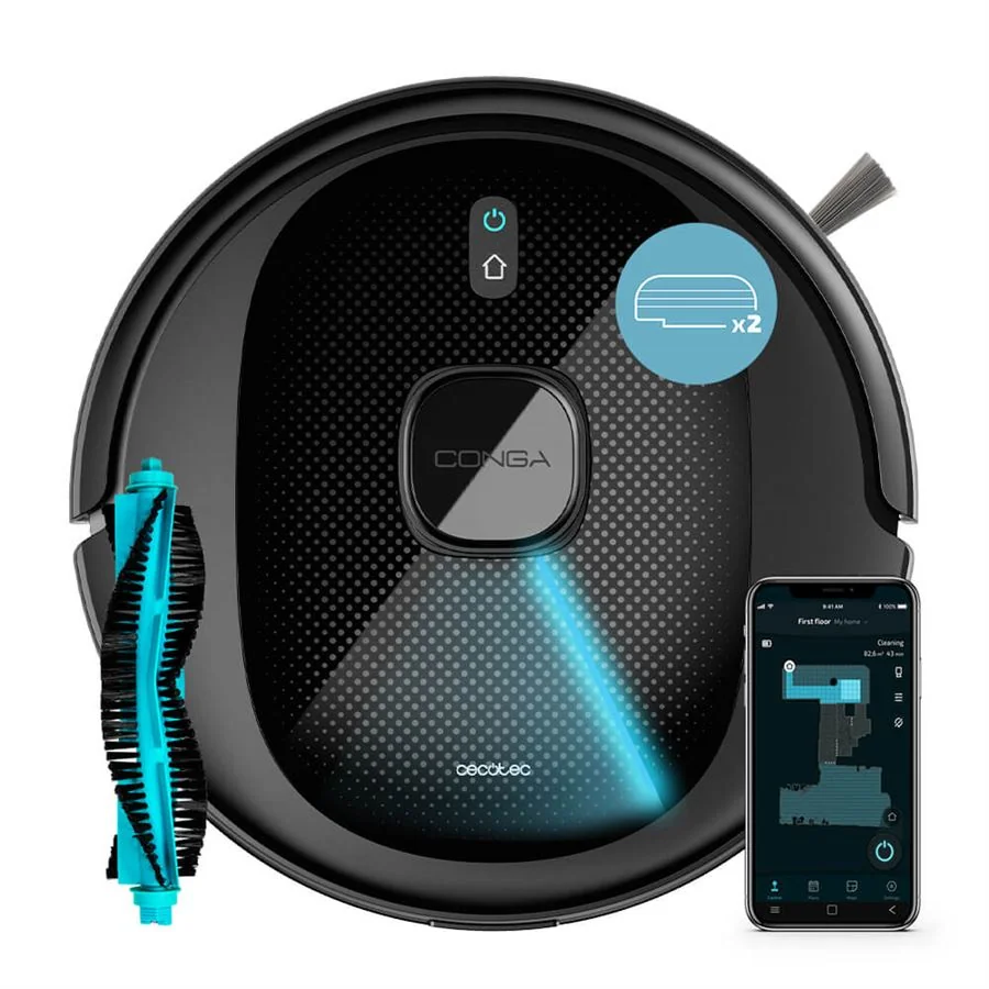 Cecotec Conga 7490 Immortal X-Treme Robotický vysávač 4v1 Cecotec, iTech Laser Eye 3.0, 3000 Pa, Li-Ion: 120 min, WiFi