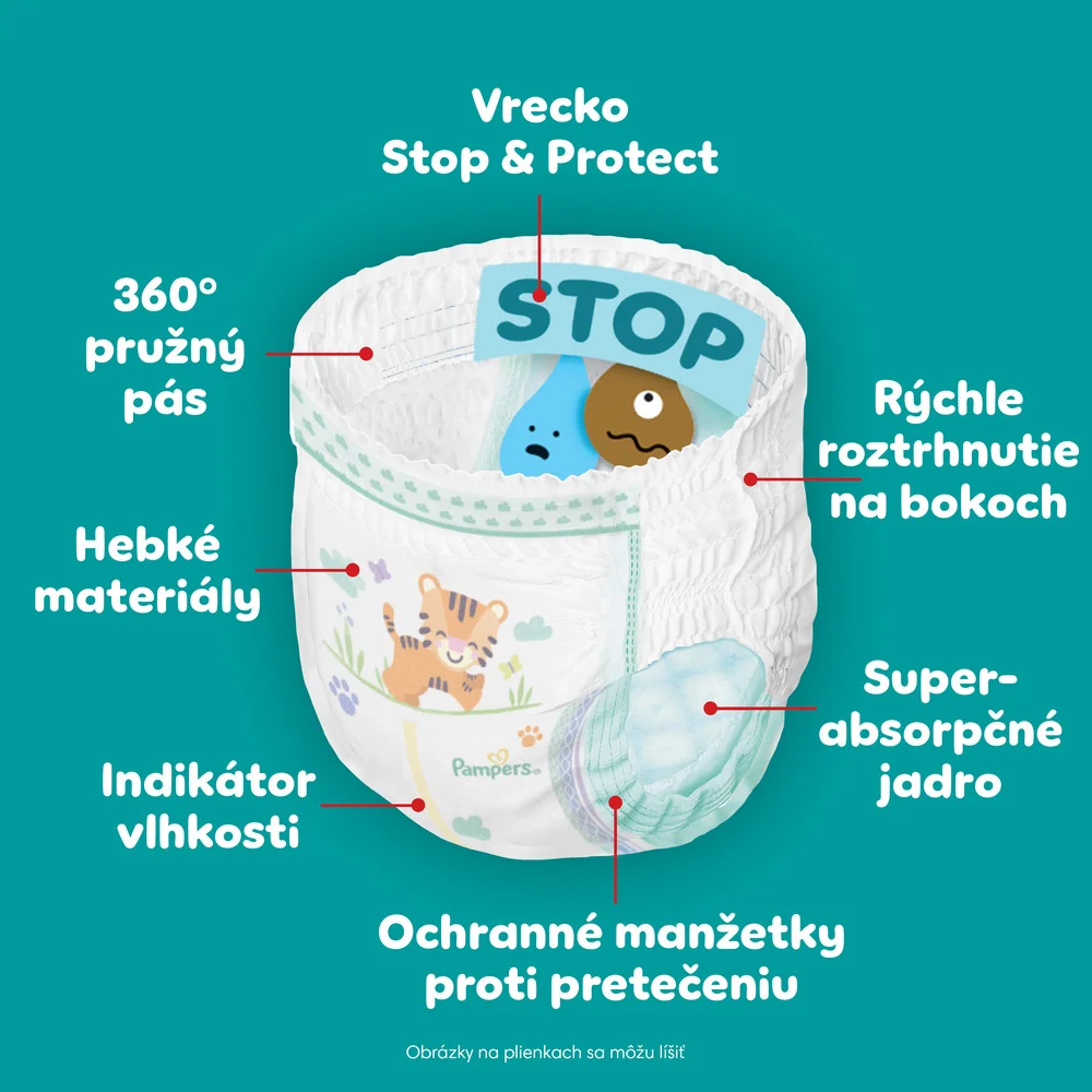 Pampers Active Baby plienkové nohavičky, veľkosť 5, 11kg-17kg 136 ks
