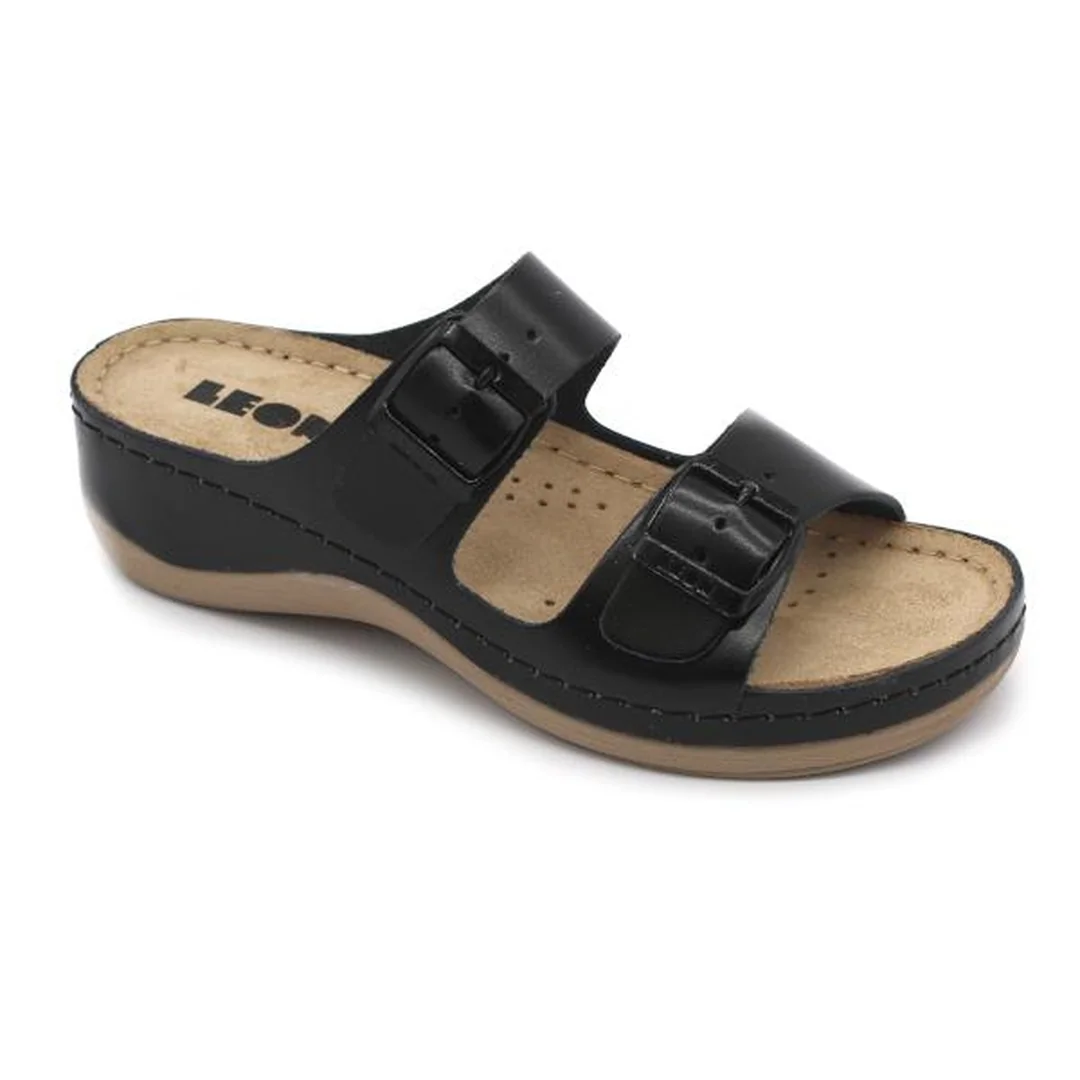 Leon 908 Dámska zdravotná celokožená obuv s prackou 37 - 23,5cm, perla, 4,5 cm