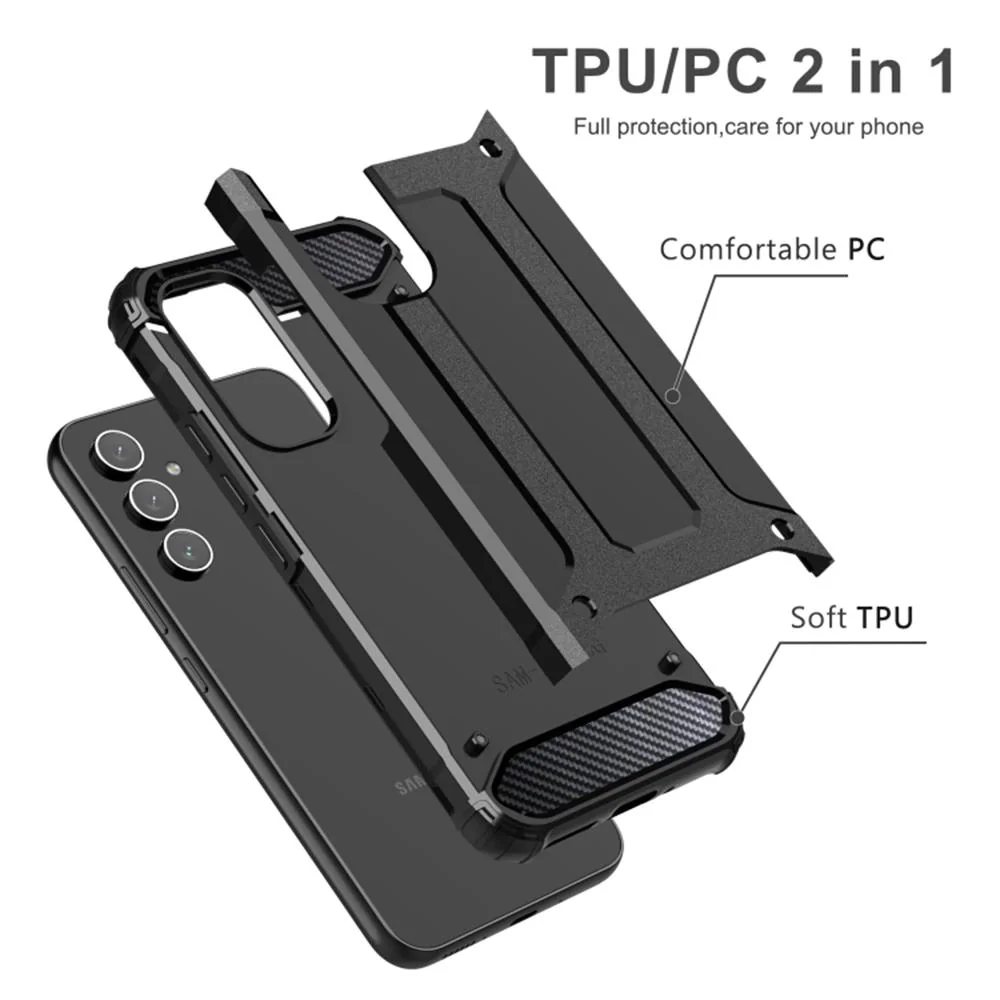 Puzdro Hybrid Armor Kickstand - Čierna