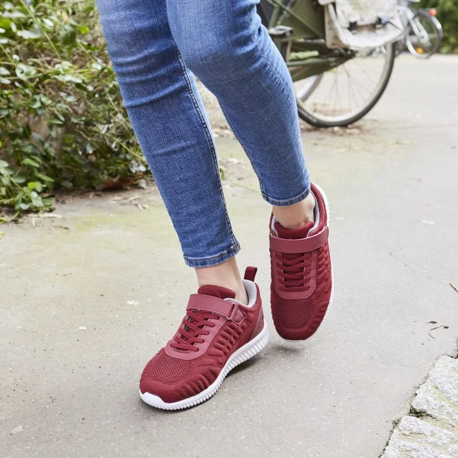 VALIA sneakers/tenisky dámske, vínové, veľkosť: 37