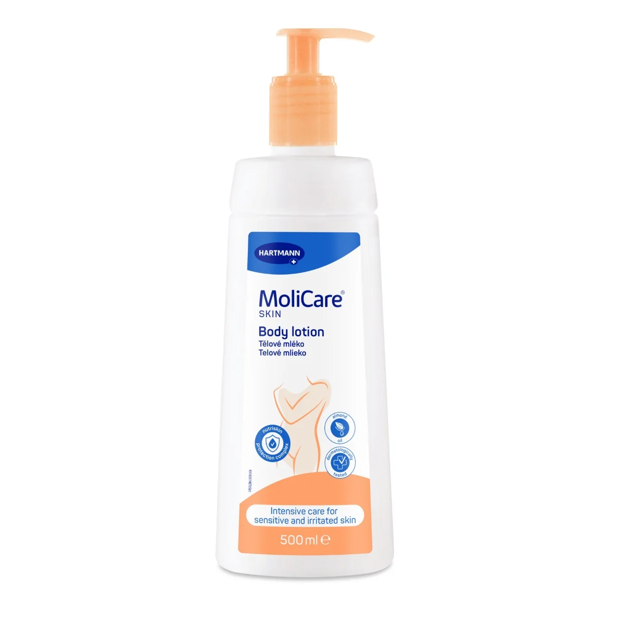 MoliCare SKIN Telové mlieko 1×500 ml, (oranžová rada)