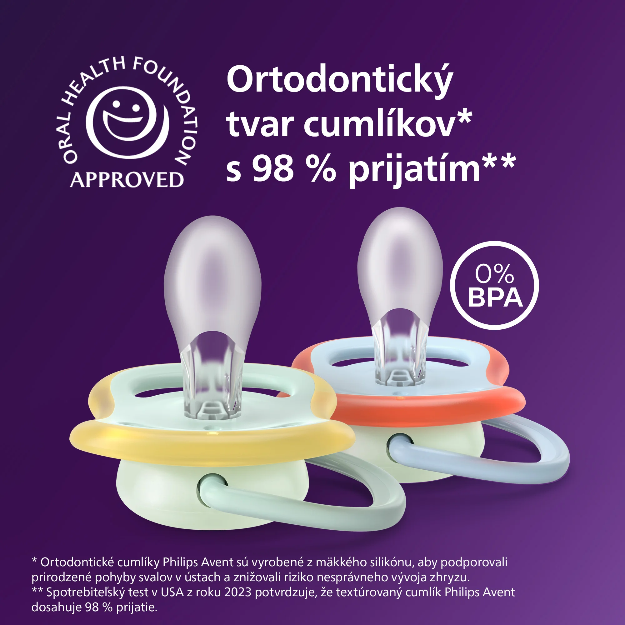 Philips AVENT - Cumlík Ultra air s obrázkom SCF376/24, nočný 0-6 m, chlapec 2 ks