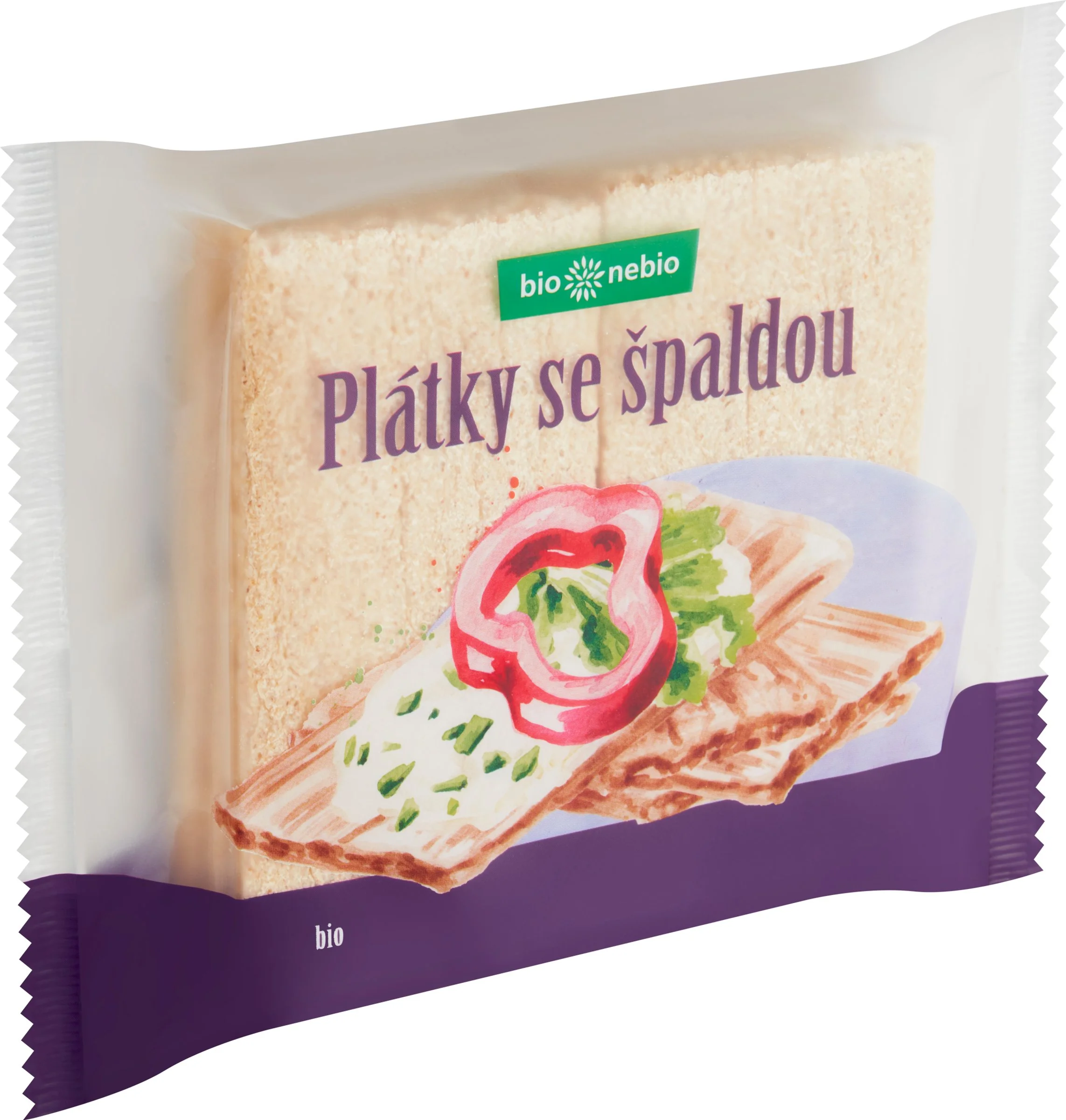 Bionebio Špaldové Plátky Chrumkavé 100g 1×100 g, špaldové plátky