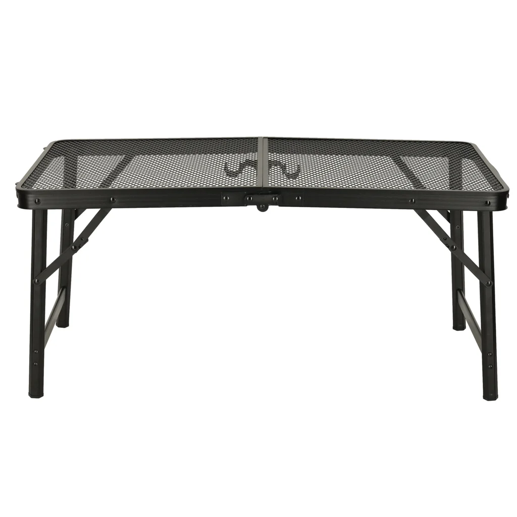 Skladací turistický stôl LUARO 80×40 cm výška 66/37 cm hliník
