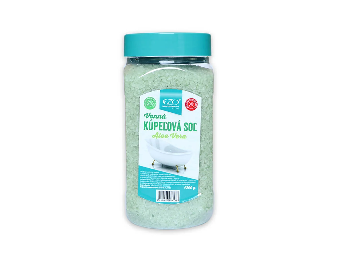 Vonná kúpeľová soľ s Aloe vera 1200g