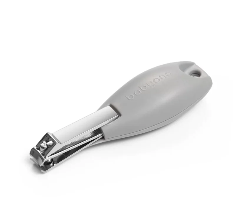 BABYONO Ergonomické klieštiky šedé 1×1 ks, ergonomické klieštiky