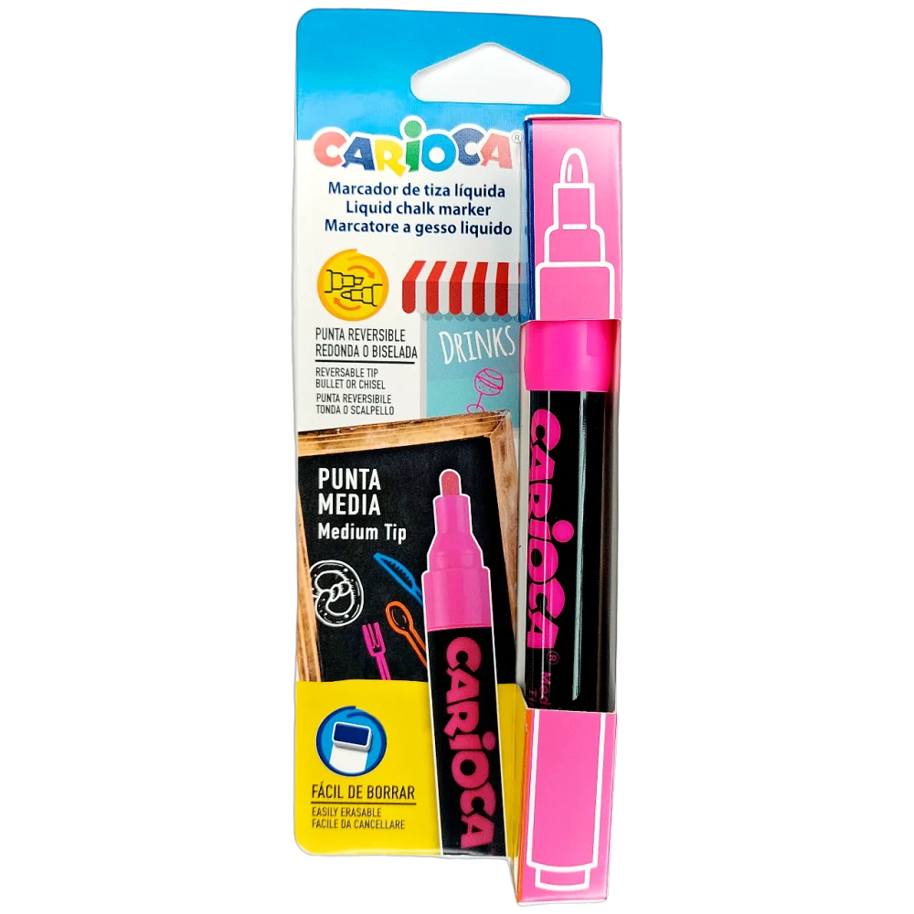 Tekutá kriedová fixa Carioca 6 ks-CARIOCA