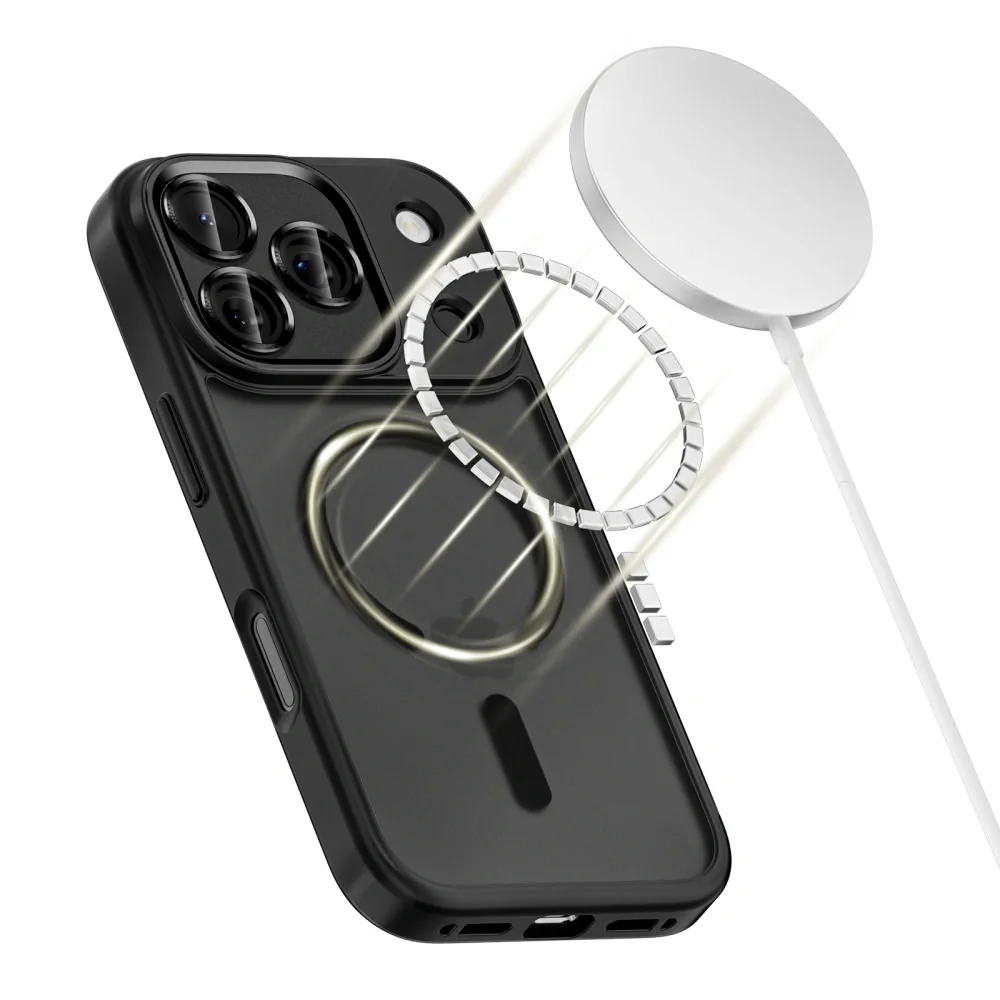 Tech-Protect MagCam MagSafe kryt na iPhone 17 Pro Max, čierny 