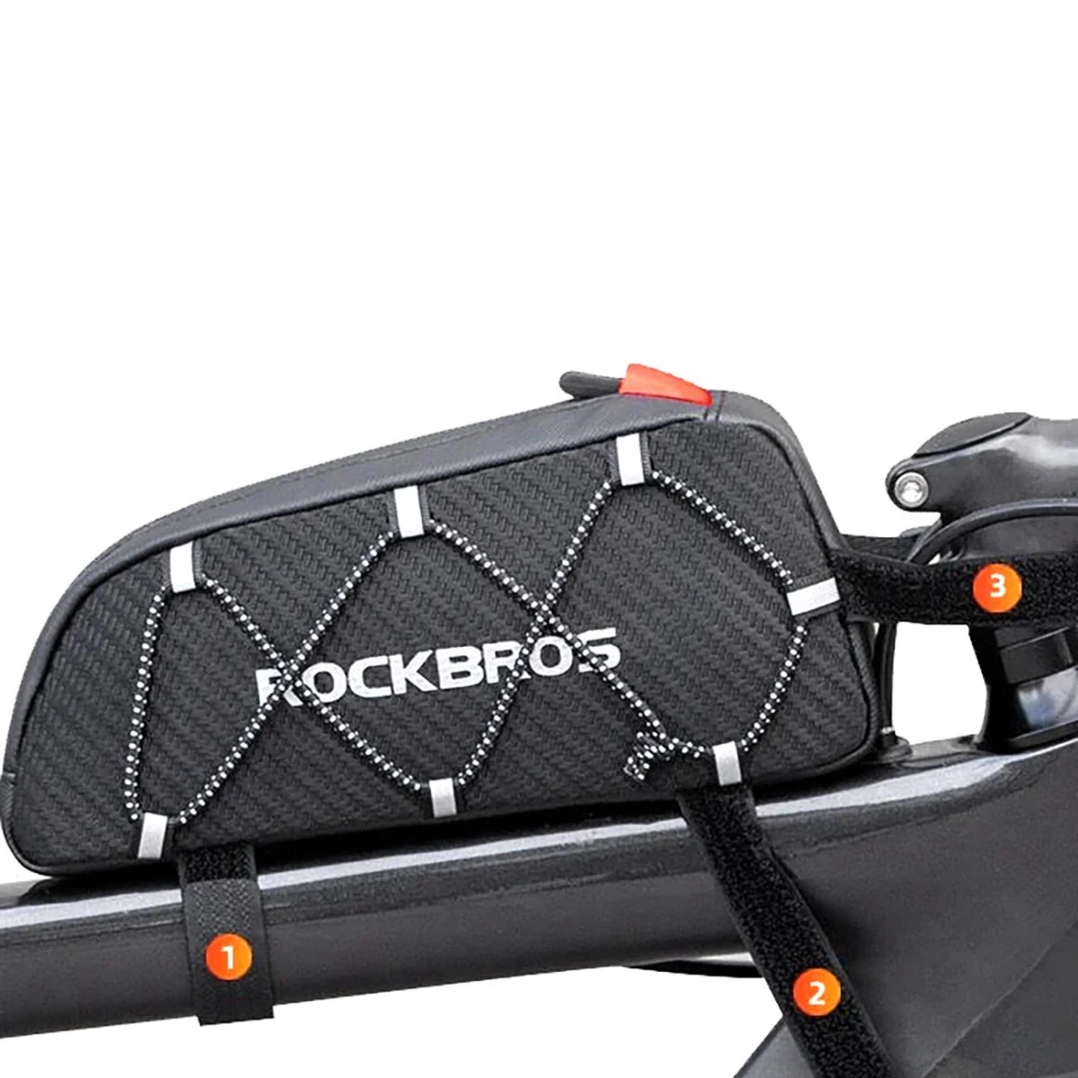 Rockbros Frame Bag cyklistická taška 1L, čierna