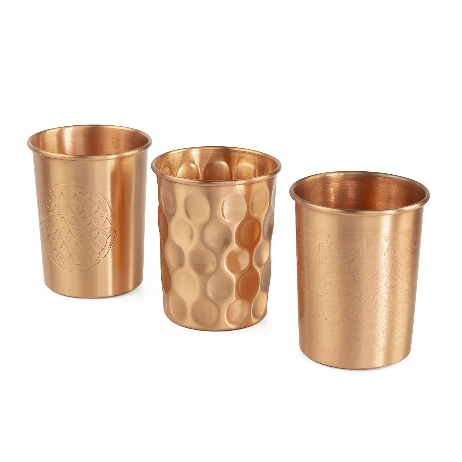 Bodhi medený pohár 250 ml - 2 kusy v balení 502KOR