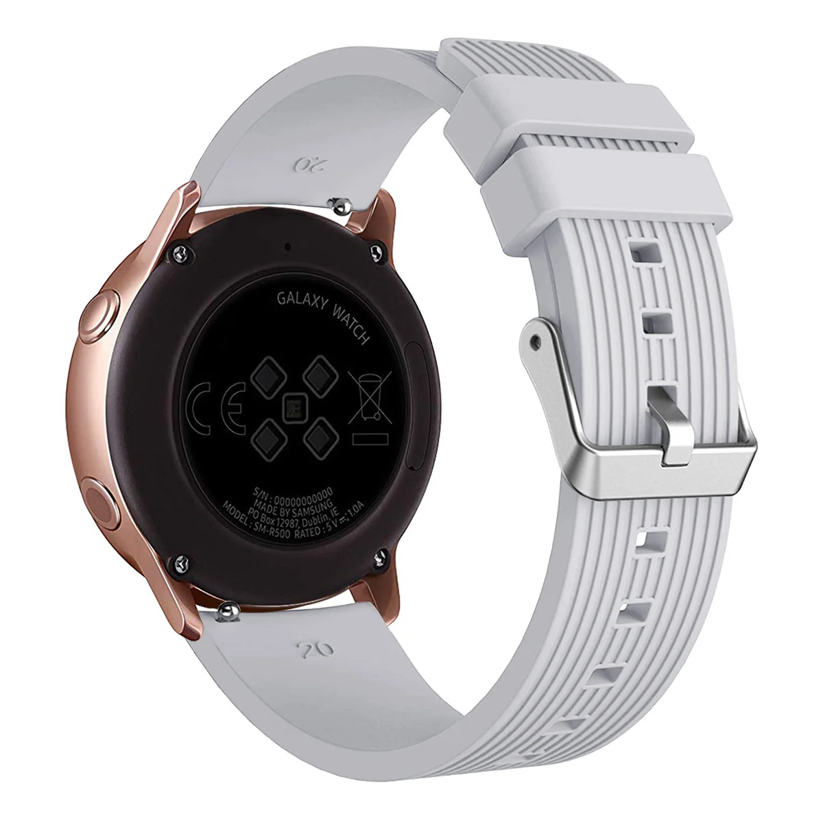 BStrap Silicone Line (Large) remienok na Samsung Galaxy Watch 3 41mm gray