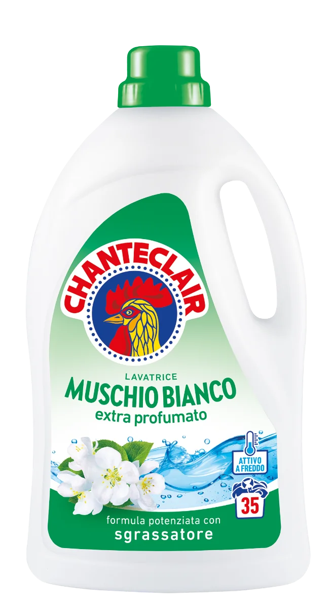 Chanteclair gél Muschio Bianco 35PD 1×1575 ml, prací gél
