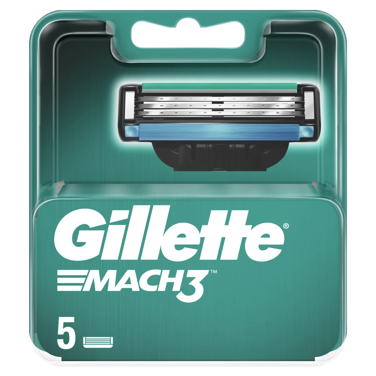 Gillette Mach3 5 NH 1×5 ks, náhradné hlavice