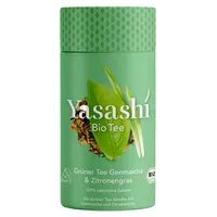 Yasashi BIO Green Tea Genmaicha & Lemon grass 16x1,75g