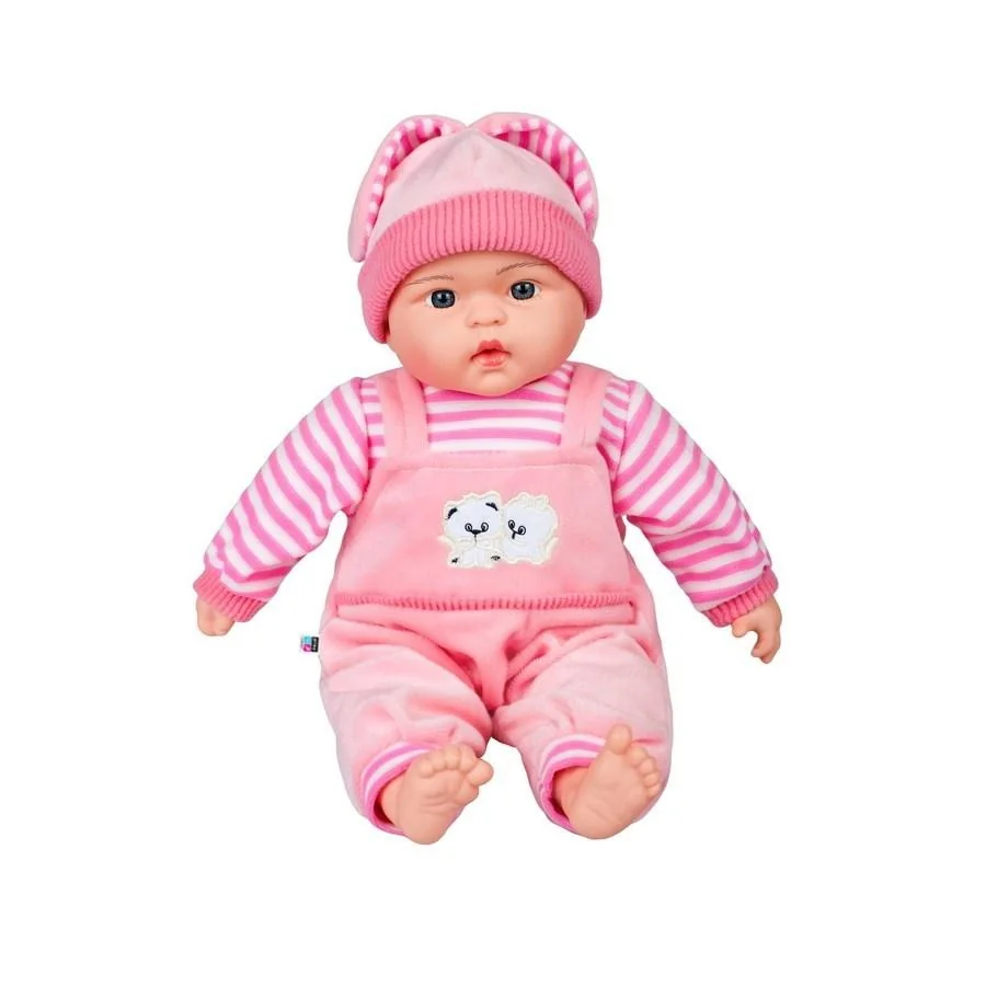 Poľsky hovoriaca a spievajúca detská bábika PlayTo Agatka 46 cm ,