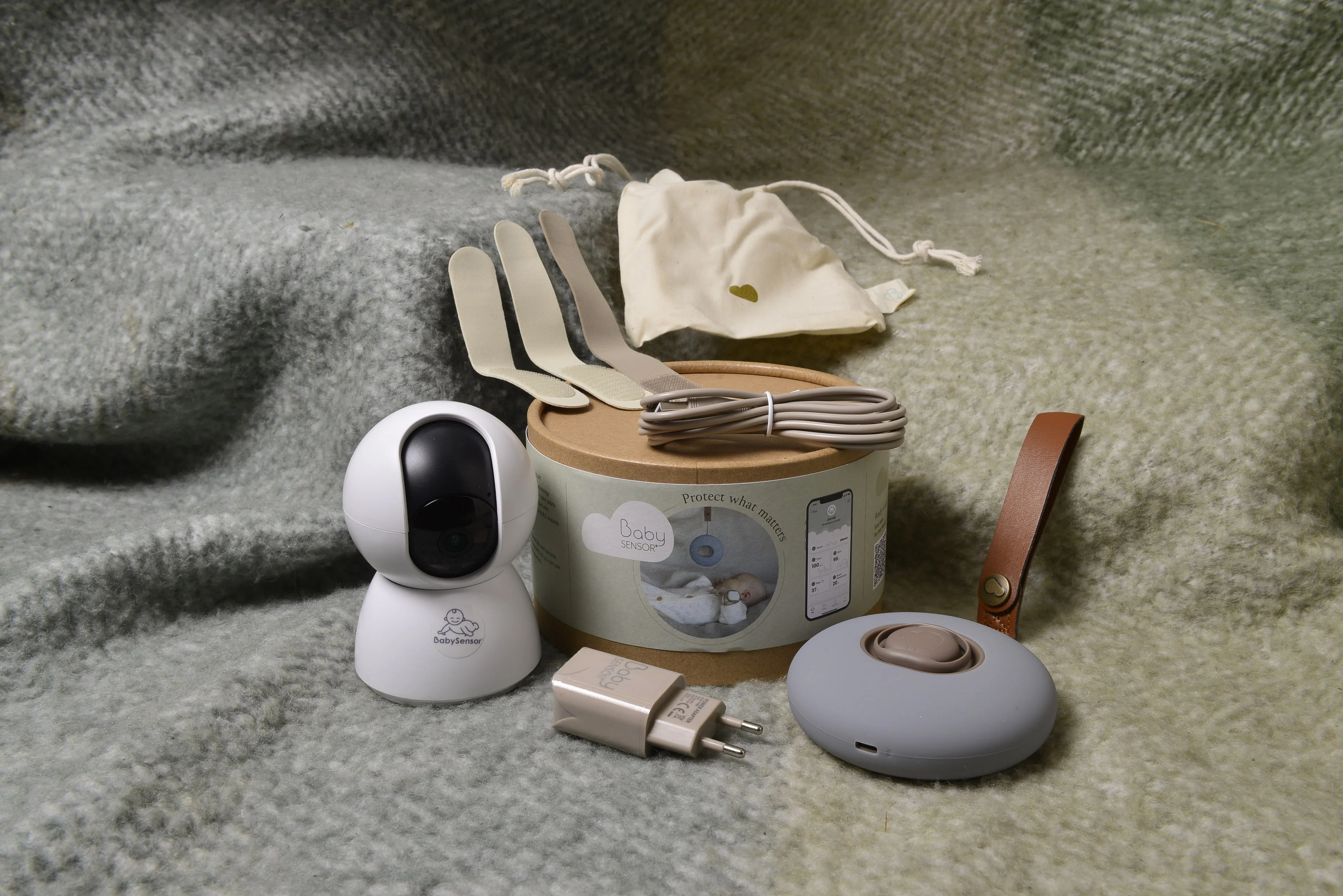 BabySensor Relax inteligentný detský senzor 0–5 rokov set s HD kamerou