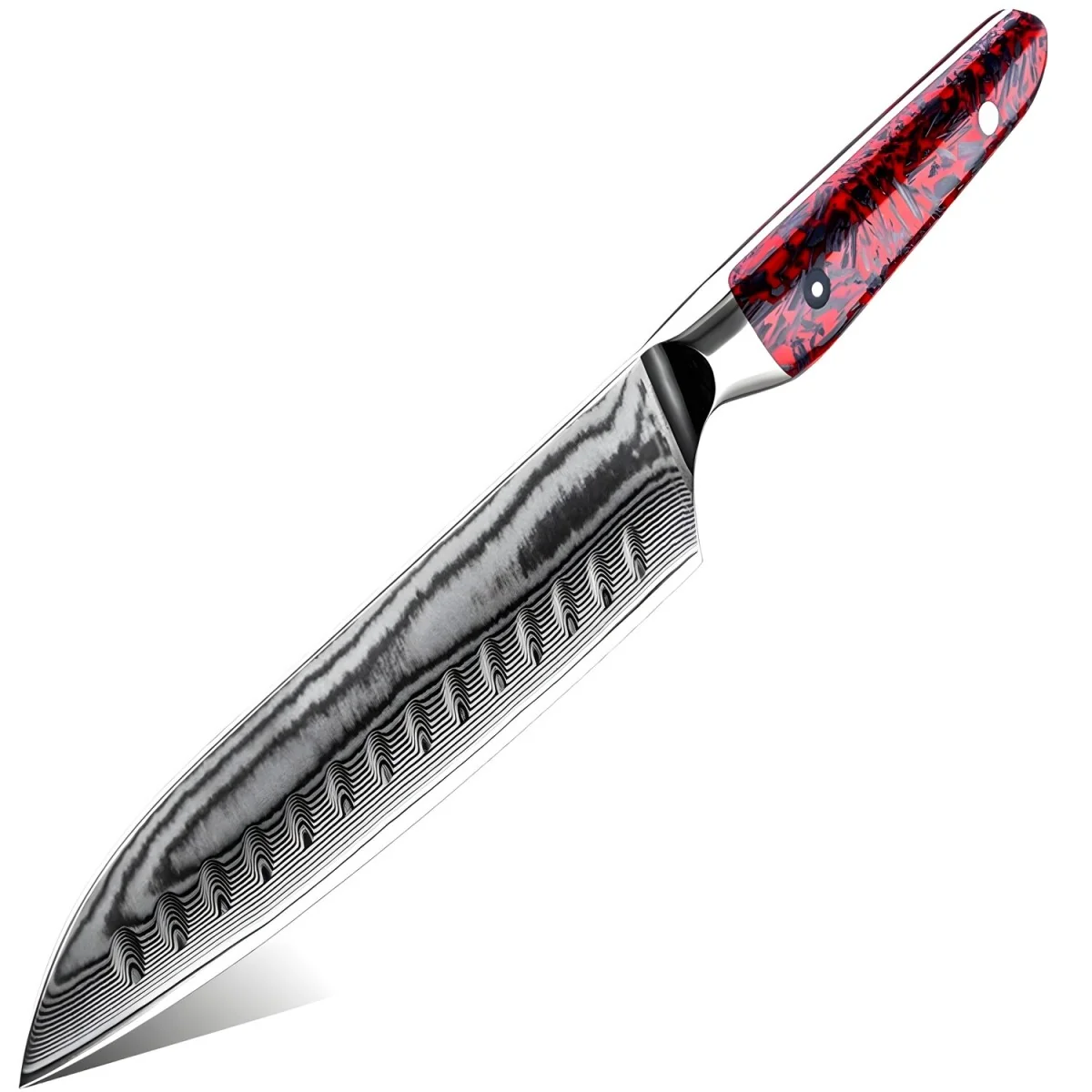 Damaškový kuchynský nôž Madoka H 33,5cm, čepeľ 19cm