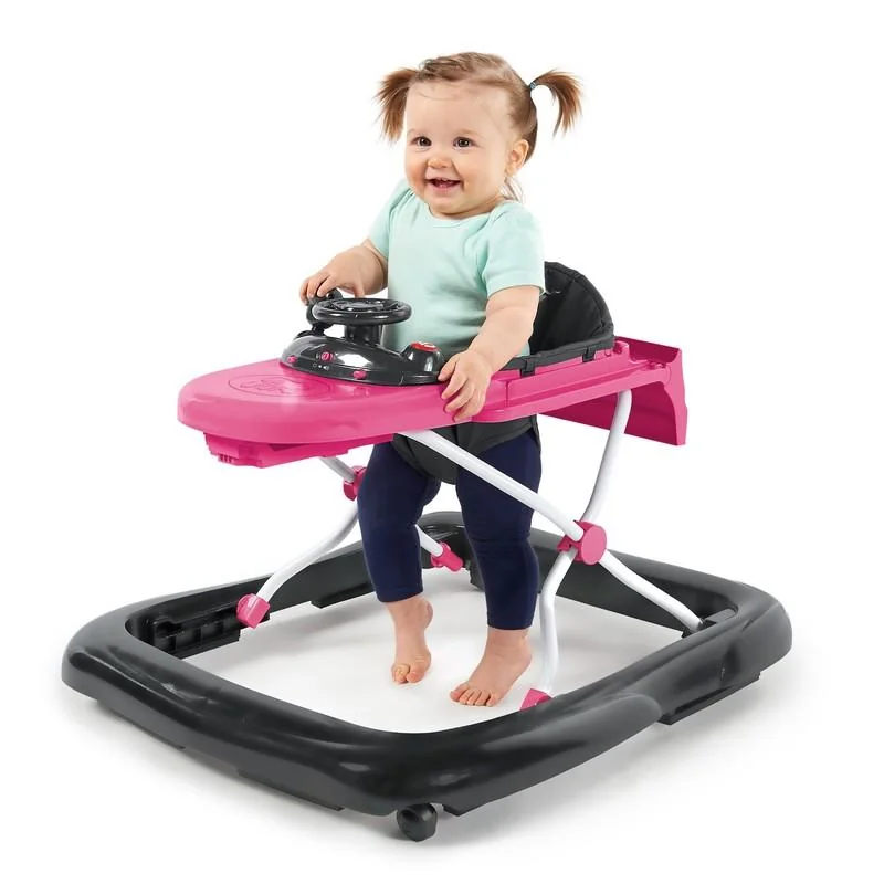BRIGHT STARTS - Chodítko 3v1 Ford Mustang Pink 6m+, do 11kg