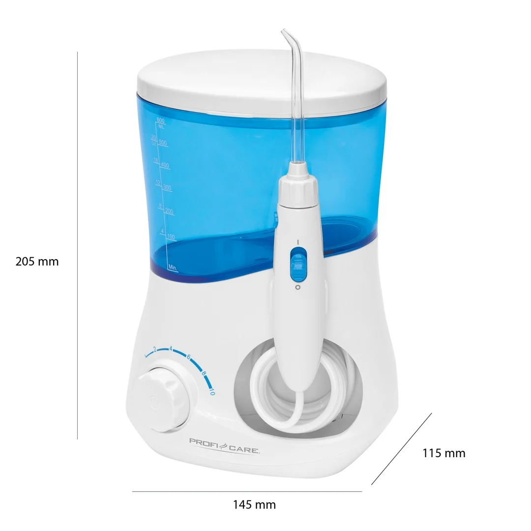 ProfiCare MD 3005 stolová ústna sprcha 600 ml, 10 úrovní tlaku