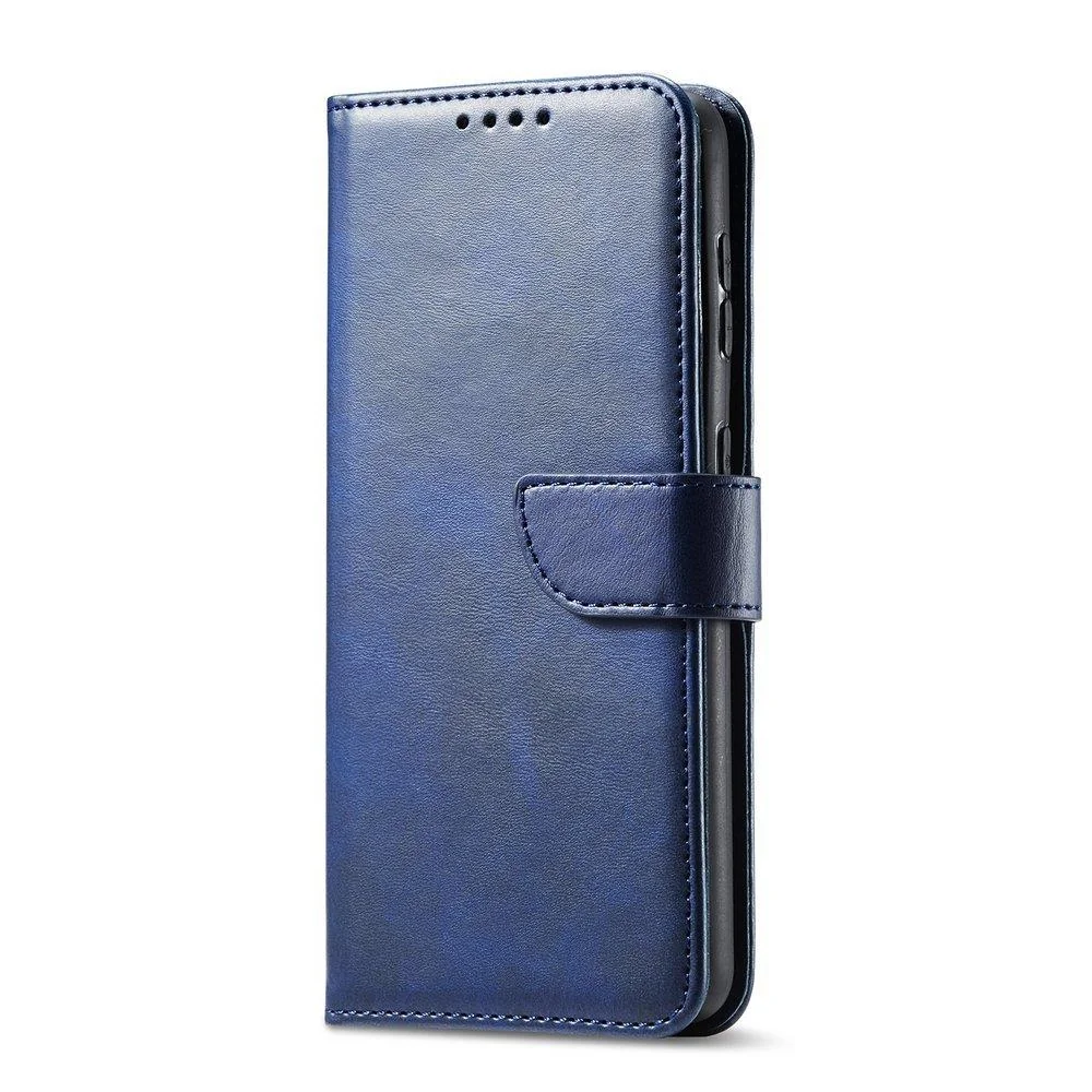 MG Magnet knižkové kožené puzdro na Samsung Galaxy S22 Plus, modré