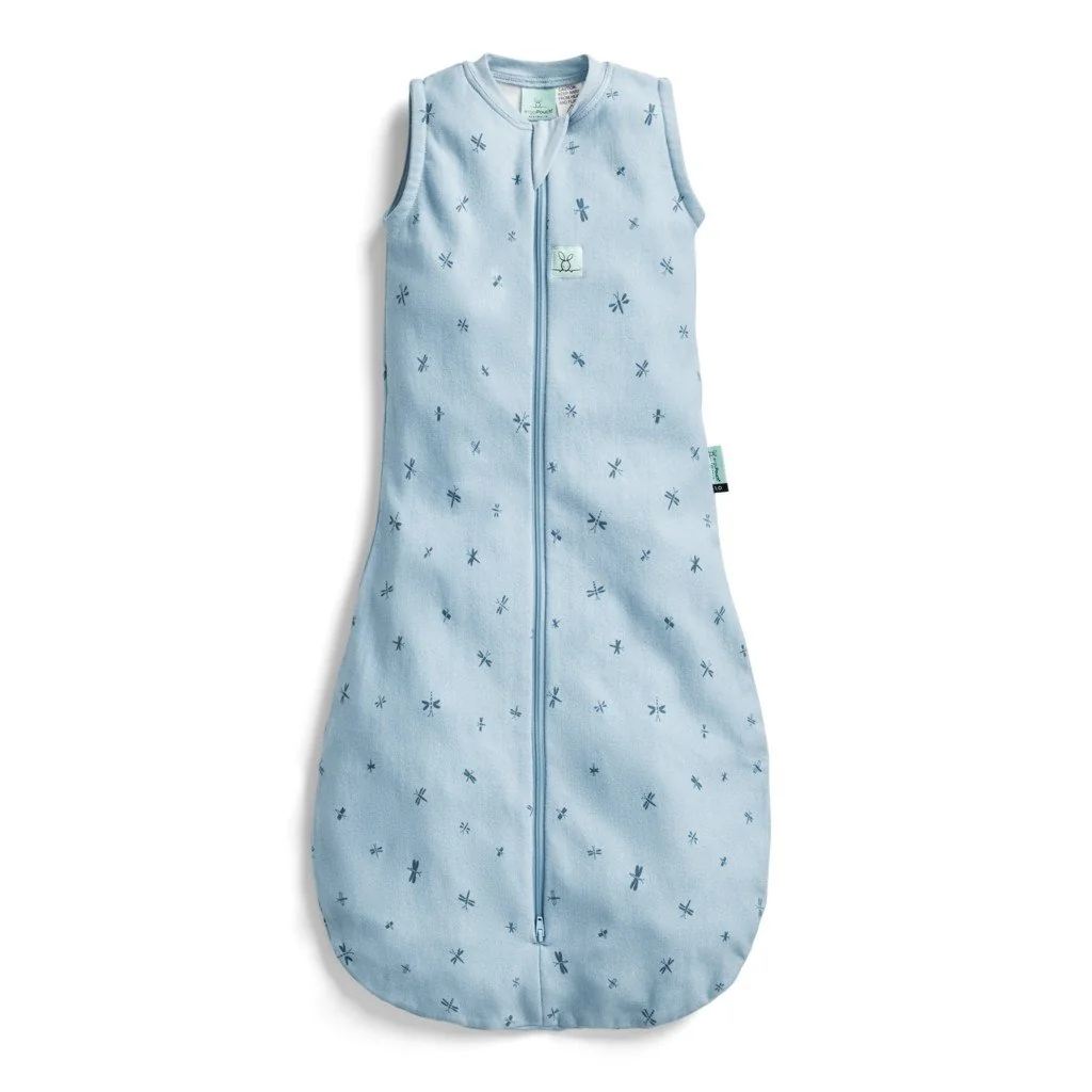 Vak na spanie organická bavlna Jersey Dragonflies 3-12 m, 6-10 kg, 0,2 tog