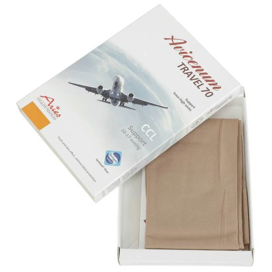 AVICENUM 70 DEN Travel lýtkové pančuchy telové - 8010 - Veľkosť 39-41