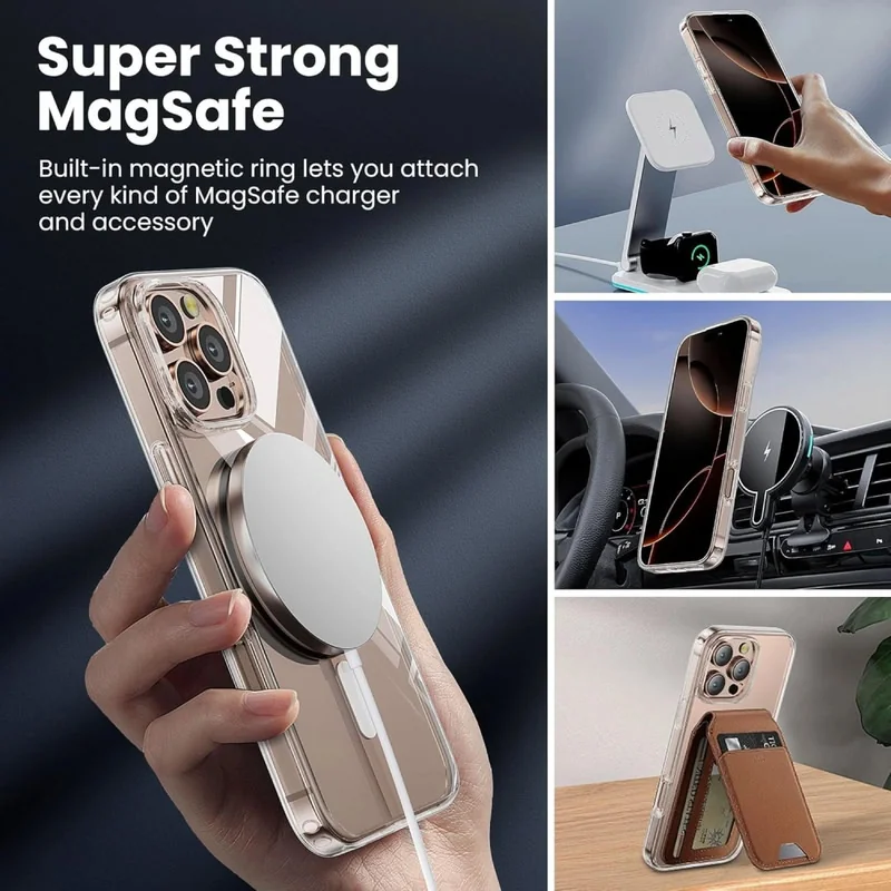 Tech-Protect Flex MagSafe kryt na iPhone 16 Pro Max, priesvitný
