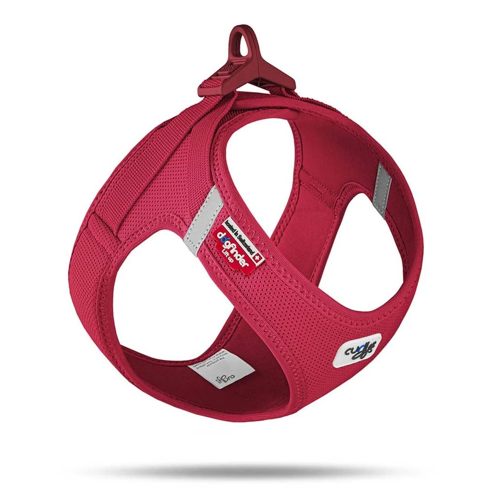 CURLI Postroj pre psy so sponou Air-Mesh Red S, 4-7 kg 1×1 ks, veľkosť S