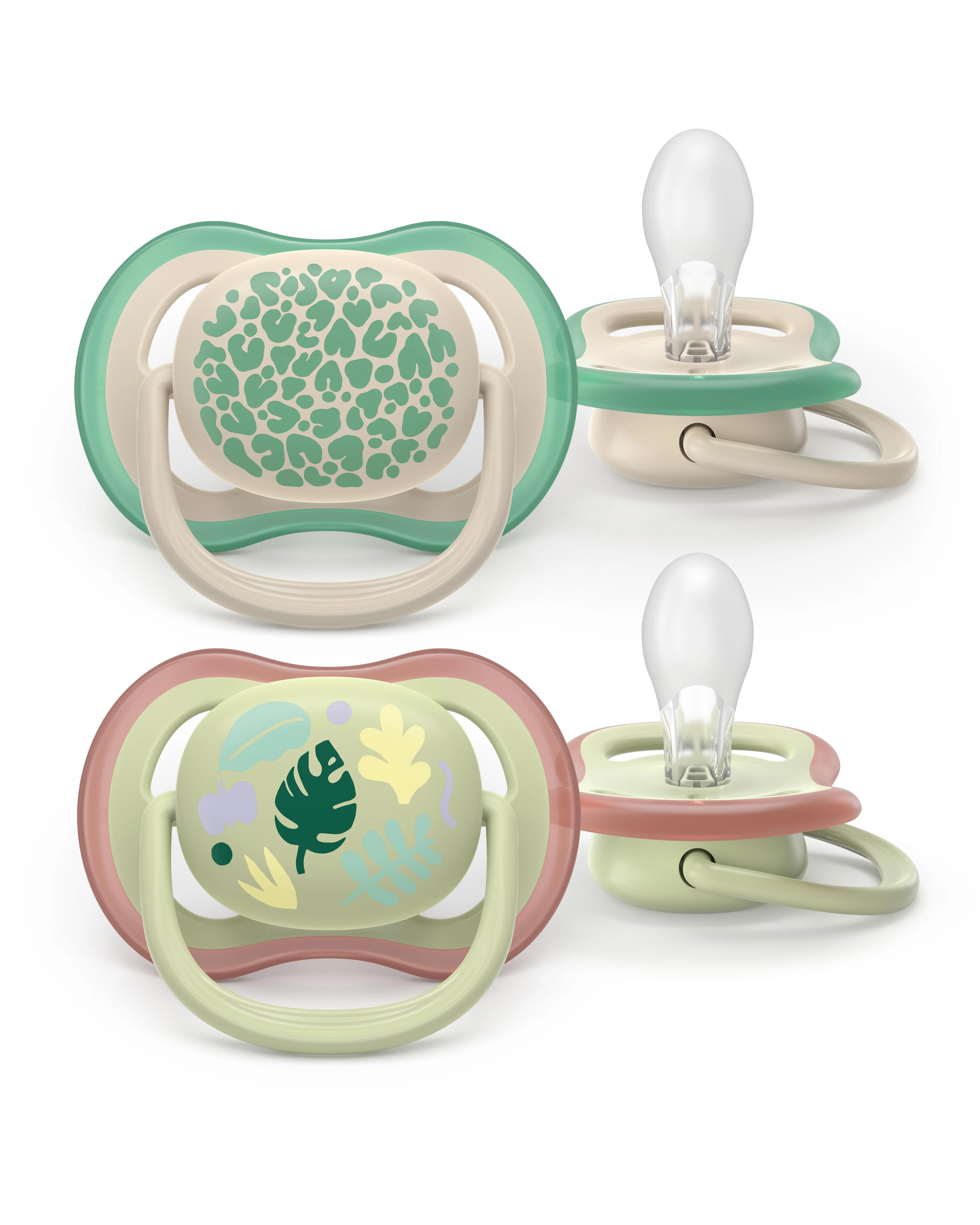 Philips AVENT - Cumlík Ultra air s obrázkom SCF087/17, 6-18 m, neutral 2 ks