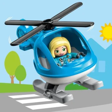 LEGO® DUPLO® 10959 Policajná stanica a vrtulník 1×1 ks, lego stavebnica
