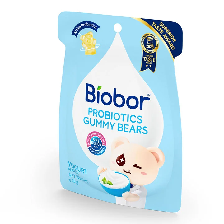Biobor PROBIOTICS GUMMY BEARS jogurtová príchuť 45 g