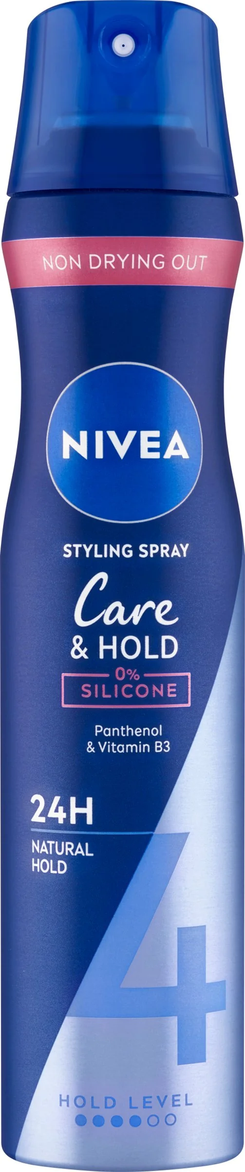 Nivea Lak na vlasy Care&Hold 1×250 ml, ochrana voči UV žiareniu