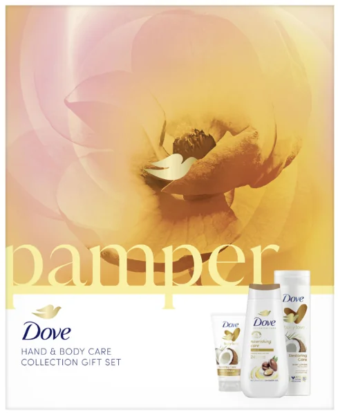Dove k. Pamper (sg+bl+krém na ruky) 1 set
