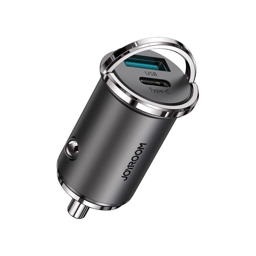 Joyroom C-A35 autonabíjačka USB-C / USB PD QC 45W 5A, sivá