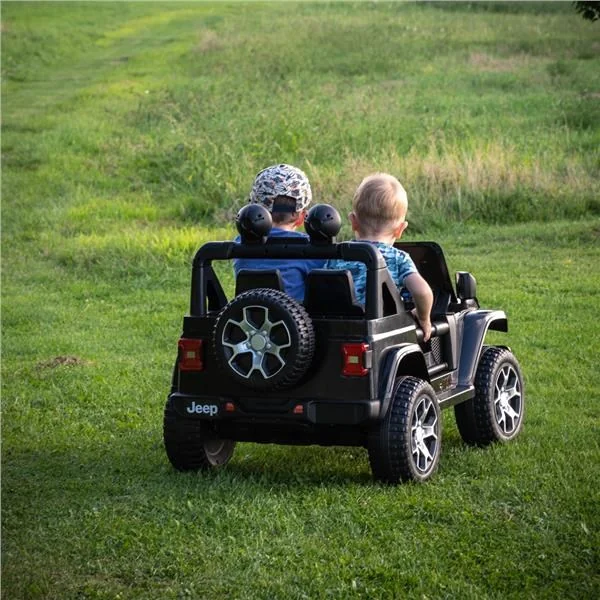 Detské elektrické autíčko Baby Mix Jeep Wrangler Rubicon čierne