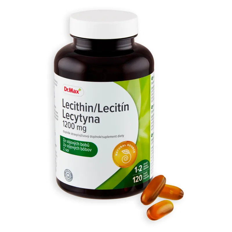Dr.Max Lecitín 1200 mg 1×120 cps, výživový doplnok