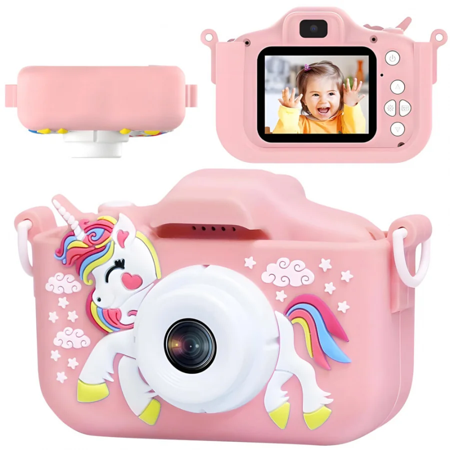 Digitálny fotoaparát pre deti X500 Pink – kreativita a zábava v jednom zariadení!