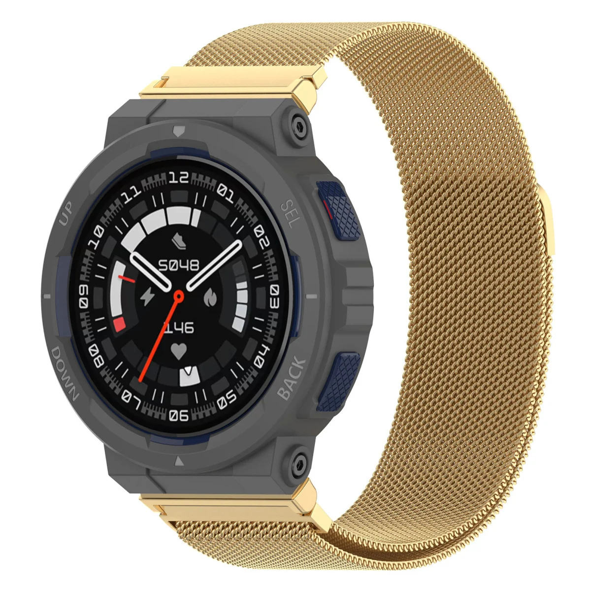 BStrap Milanese remienok na Xiaomi Amazfit Active Edge gold