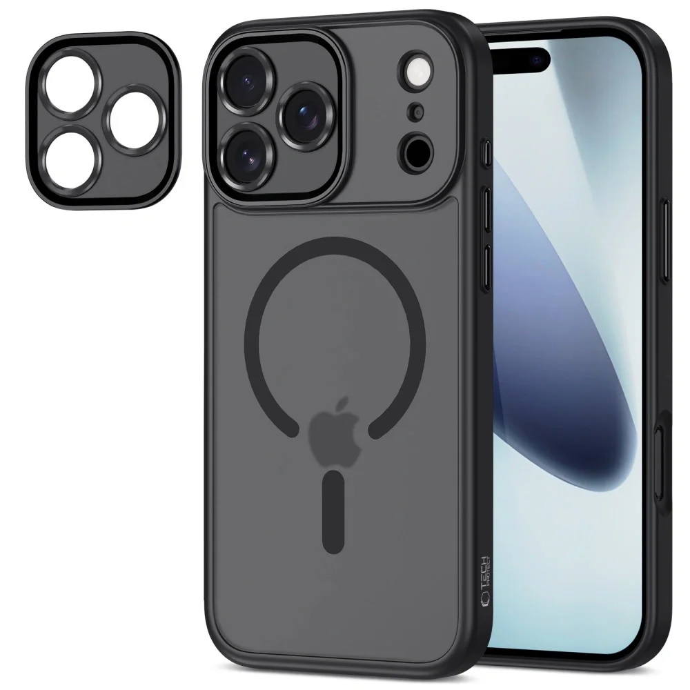 Tech-Protect MagCam MagSafe kryt na iPhone 17 Pro, čierny